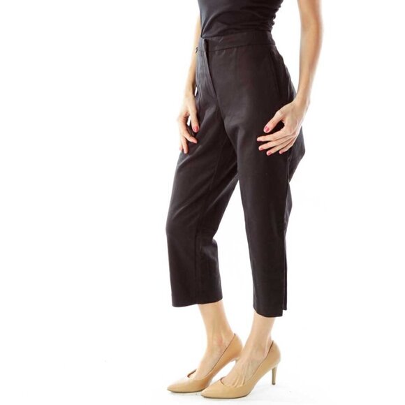 Adrianna Papell Pants - Adrianna Papell Black Cropped Pants